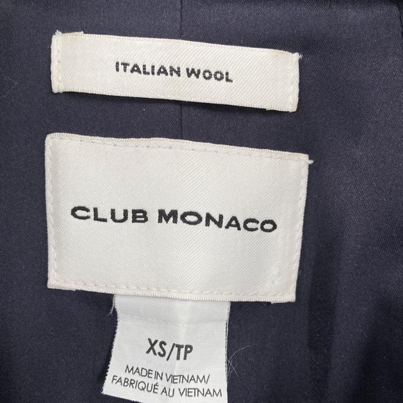 Club Monaco Double Breasted Grey Wool Coat - Picture 4 of 14